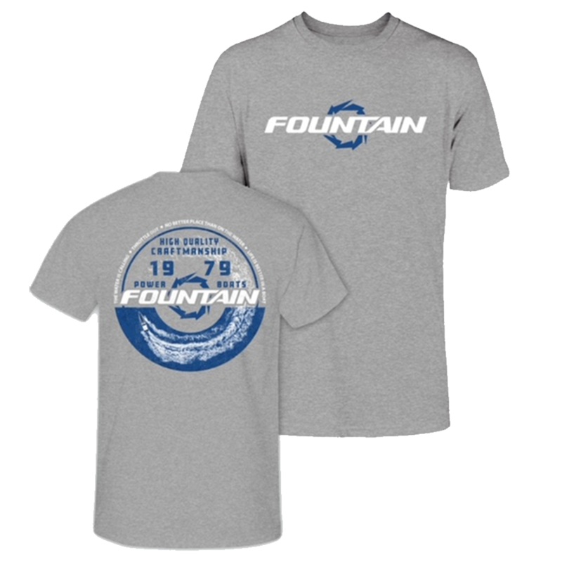 Fountain Powerboats Short Sleeve Label Tee