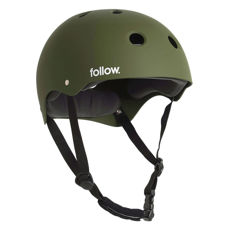 Follow Wake Safety First Watersports Helmet Olive