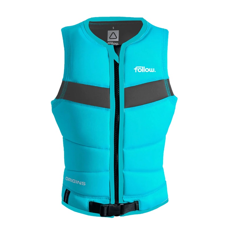 Follow Wake Womens Origin Impact Vest Aqua