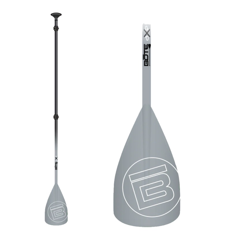 Bote 3 Piece Fiberglass SUP Paddle Gray