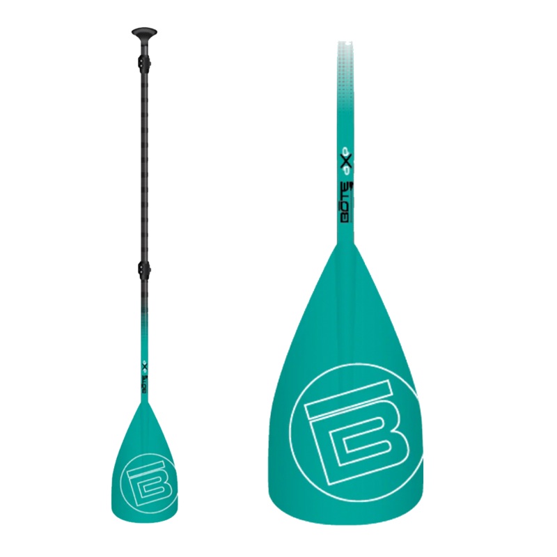 Bote 3 Piece Fiberglass SUP Paddle Jade