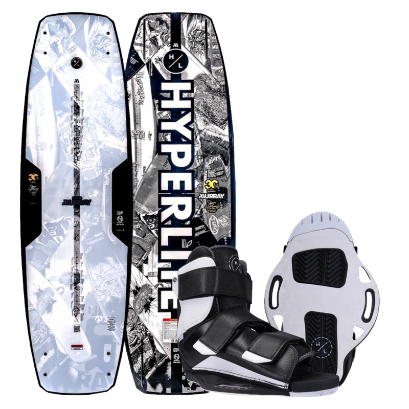 2025 Hyperlite Murray Pro Wakeboard With Hyperlite Formula Bindings