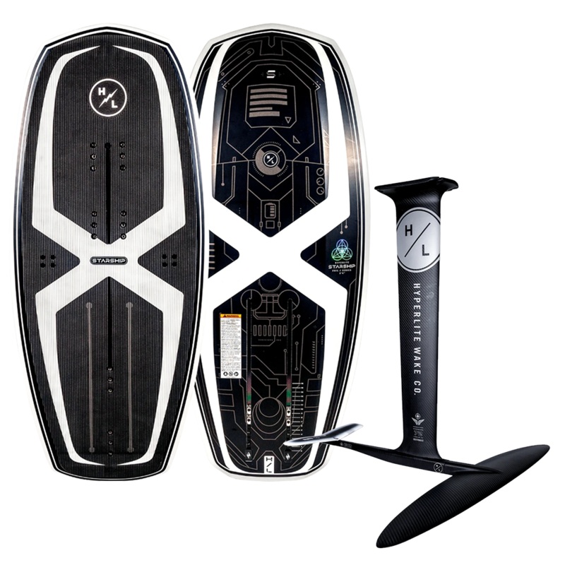 2025 Hyperlite Starship Foil Board With Hyperlite Raptor 1100 Carbon Foil Kit