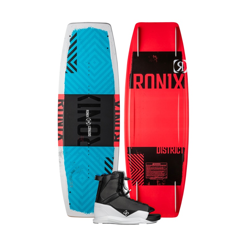 2025 Ronix Boys District Wakeboard With Ronix District Bindings