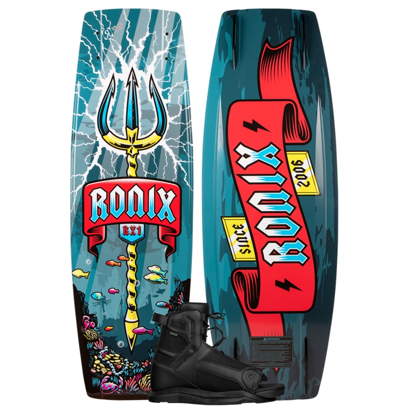 2025 Ronix Boys RX1 Wakeboard With Ronix Divide Bindings