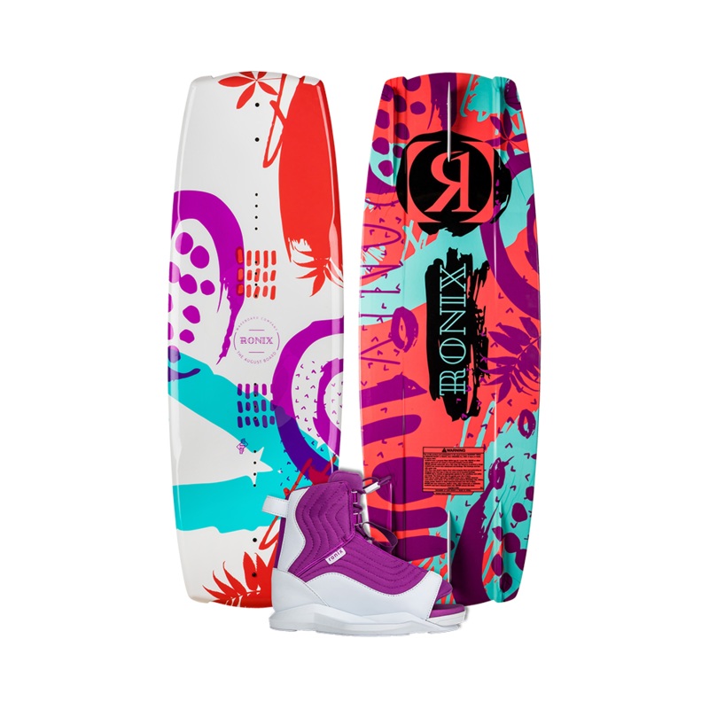 2025 Ronix Girls August Wakeboard With Ronix August Bindings