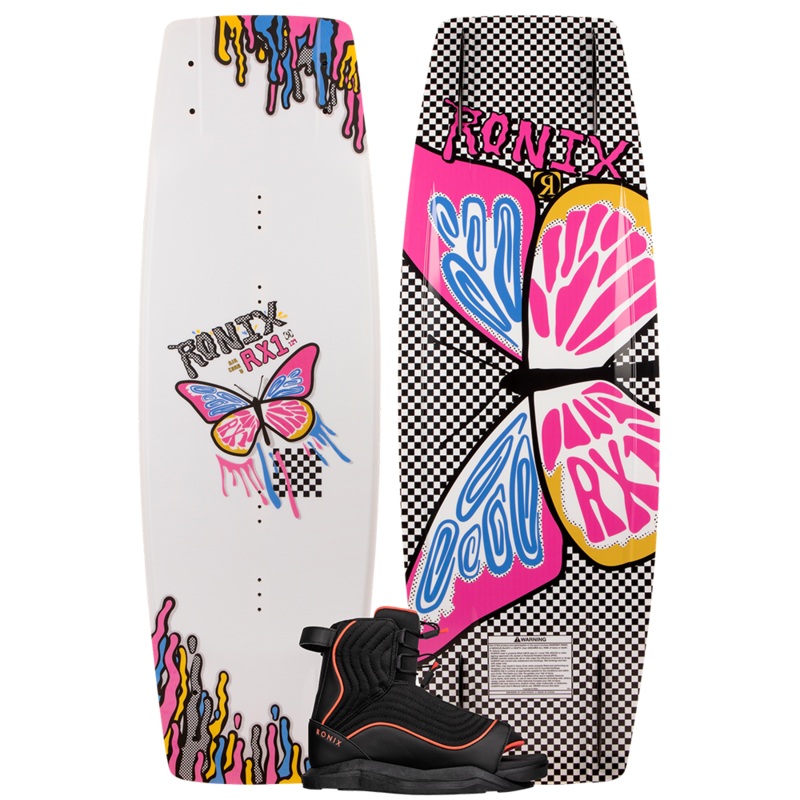 2025 Ronix Girls RX1 Wakeboard With Ronix Luxe Bindings