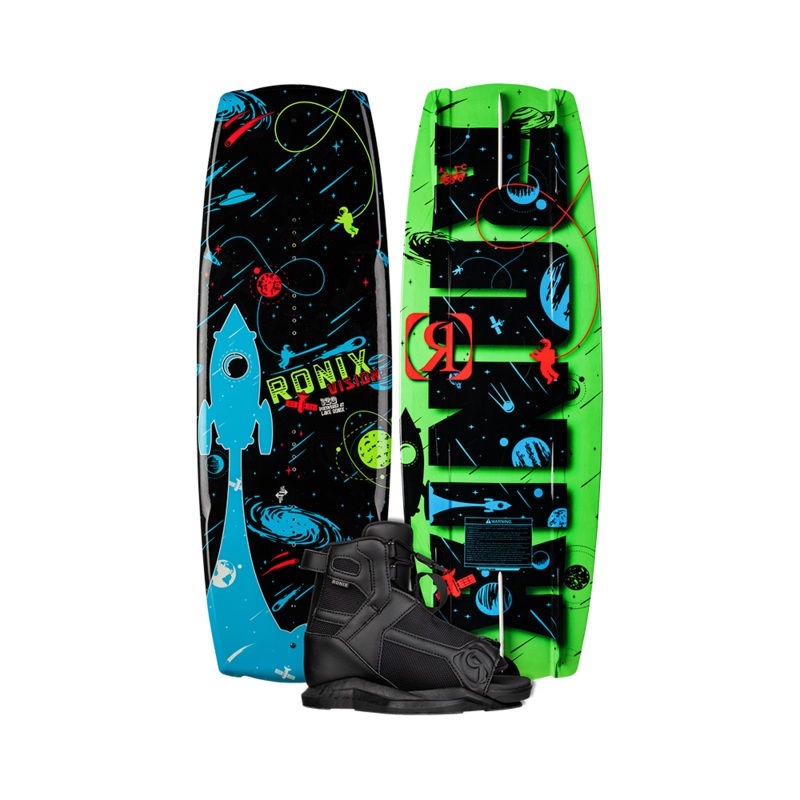 2025 Ronix Vision Wakeboard With Ronix Boys Divide Bindings