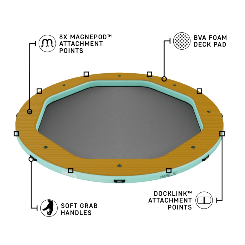 Bote 15′ Hangout Water Hammock Classic